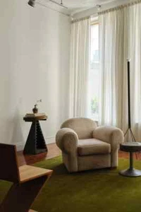 Rug Hand Tufted color Green rug New Zealand Nz wool rug Handmade rug - Picture 1 of 5