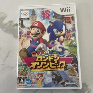 Mario & Sonic at London Olympics 2012 Nintendo Wii NTSC-J JAPANESE VERSION!!! - Picture 1 of 3