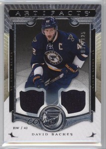 2015-16 Upper Deck Artifacts Materials /125 David Backes #27