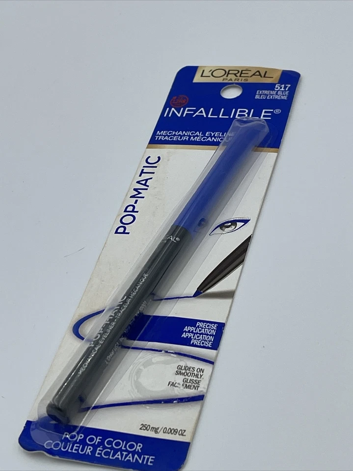 Loreal Paris Infallible Pop-Matic Mechanical Eyeliner - 517 Extreme Blue - Image 1 of 1