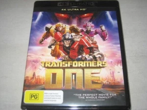 TRANSFORMERS ONE 4K HD RB NEW/SEALED - Picture 1 of 2