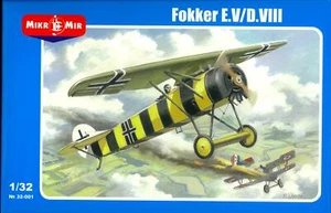 MikroMir Modelle 1/32 FOKKER E.V oder D.VIII Deutscher Erster Weltkrieg Kämpfer - Bild 1 von 8
