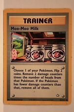 Moo-Moo Milk Pokemon Trainer Card (Neo Genesis Set) 101/111 (RARE)