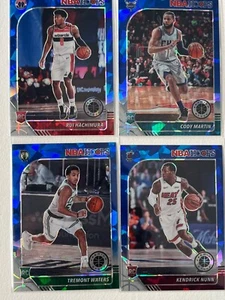 2019-20 Hoops Premium Prizms Blue Cracked Ice ROOKIE Pick From List !! - Picture 1 of 6