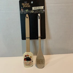 Juego de cuchara y espátula de madera Disney HOCUS POCUS Sanderson Sisters ESCUADRÓN DE HABITACIÓN - Imagen 1 de 7
