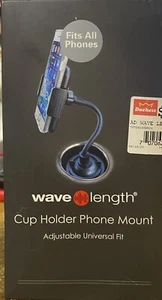Wave Length Cup Holder Phone Mount Adjustable Universal For All Phones NEW! - Picture 1 of 1
