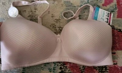 NEW NWT 38DD womens Radiant Vanity Fair straps convert 2 ways quartz bra stripes - Image 1 of 3