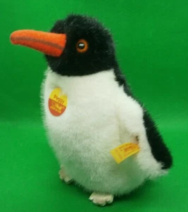Oryginalne zwierzę STEIFF / pingwin PEGGY (057502), 13 cm - Zdjęcie 1 z 5