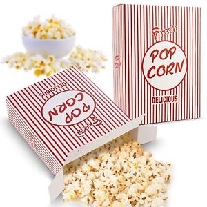 MT Products 1.25 oz Popcorn buckets / Paperboard Popcorn Boxes - Pack of 50