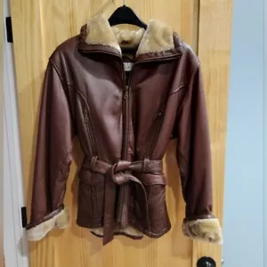 Leather Belted Jacket- Sean Alexander (New York) - Picture 1 of 15