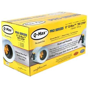 Can Fan Q-Max 8" 785cfm Quiet Inline Exhaust Ventilation w/ Muffler - Picture 1 of 1
