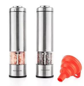 Electric Salt and Pepper Mill Grinder Set (Do Not Use Rechargeable Batteries)... - Picture 1 of 7