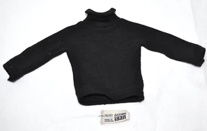 Vintage GI Joe Adventure Team - Palitoy Action Man Black Turtle Neck Sweater - Picture 1 of 8