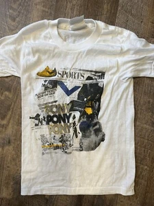 Camiseta deportiva Deadstock Pony vintage para niños - mediana - usada - Imagen 1 de 4