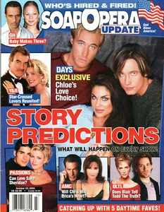 SOAP OPERA UPDATE October 23 2001 Days of Our Lives Kristian Alfonso Gregg Marx - Imagen 1 de 3
