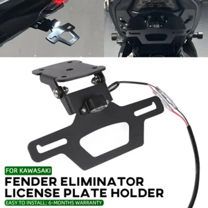 Soporte de matrícula plegable eliminador de guardabarros para KAWASAKI Z650 Ninja EX650 - Imagen 1 de 30