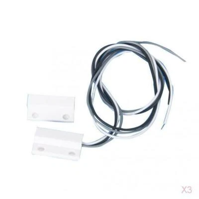 3x NC/NO Door Window Contact Magnetic Reed Switch Alarm Normal Open/Close 3W - Image 1 of 3