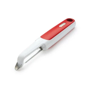 Zyliss Soft Skin Fruit/Vegetable Peeler Serrated Blade Cooking/Kitchen White/Red - Picture 1 of 6