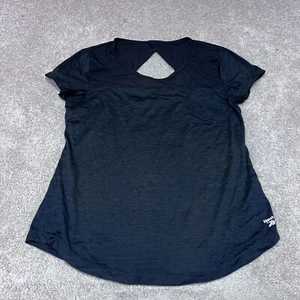 Reebok Activewear T-Shirt Women’s Black Short Sleeve Size Medium - Picture 1 of 11