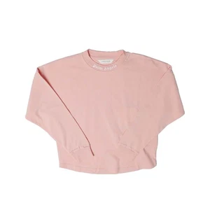 Girl's Palm Angels Juniors Logo Long Sleeve T-Shirt in Pink - Picture 1 of 2