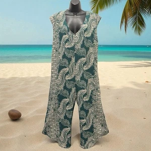 Manuheali'i Hawaii Strampler Jumpsuit Damen Large Einteiler Tie Back - Bild 1 von 15