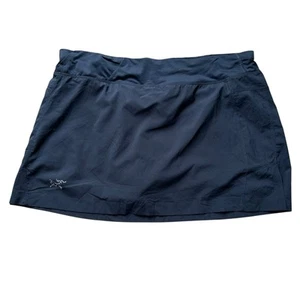 Arcteryx schwarze Skorts Größe Large gefüttert Damen lila Rock Shirts Stretch Mini - Bild 1 von 5