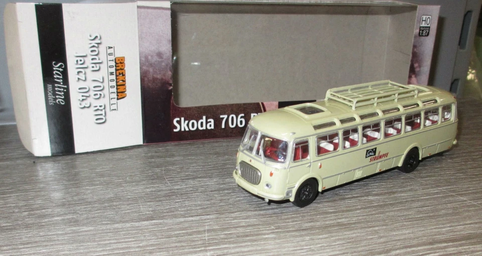 Brekina 58236  Skoda 706 RTO , Lux Esda Strümpfe, Bus _ H1782 - Bild 1 von 1