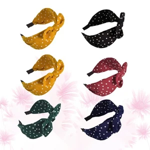 6 Piezas Diadema Miss Hair Lazos Anudados Diademas Aros Accesorios - Imagen 1 de 11