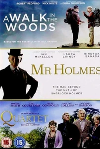 A Walk In The Woods / Mr Holmes / Quartet DVD Disc Only Free P & P  - Picture 1 of 1