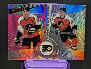 1997-98 Pacific Dynagon SILVER 🔘 Eric Lindros/John LeClair + Brind'Amour #141 - Picture 1 of 3