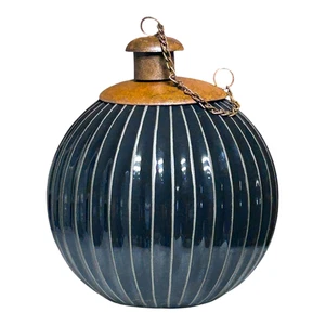 Casa México Decorative Hand Crafted Ceramic Refillable Outdoor Patio Table Torch - Picture 1 of 4