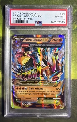 Primal Groudon EX 86/160 - XY Primal Clash - PSA 8 NM-MT - Image 1 of 4