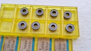 8 Sandvik carbide inserts RCMX 10 03 00 S1P ( RCMX100300 RCMX 100300 for steels - Picture 1 of 2