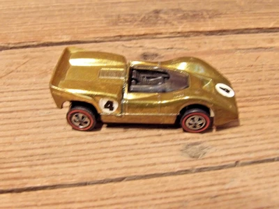 Vintage 1967 HOT WHEELS MCLAREN M6A RED LINE W/DARK INTERIOR - Image 1 of 4