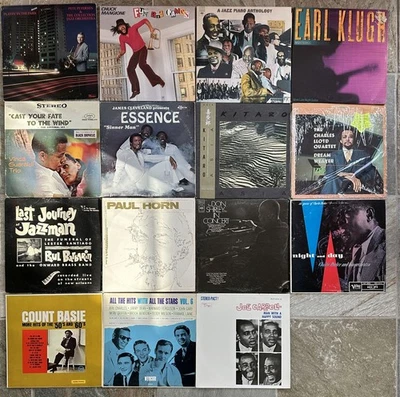 Lot 15 Jazz Vinyl LPs Records, Parker, Basie, Mangione, Klugh, Shirley, Guaraldi - Image 1 of 4