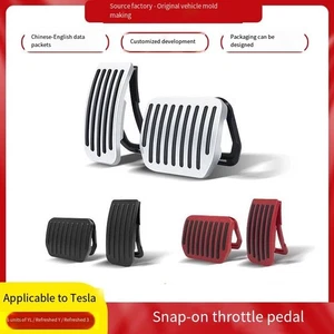Para Tesla Modelo 3 19-23 Modelo Y 19-25 Acelerador Pedal Freno Multicolor 2 Piezas - Imagen 1 de 6