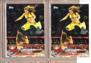 Mickie James-WWE-2 Card Lot-(2) 2018 Topps Base-Superstar-Mint Condition - Bild 1 von 1