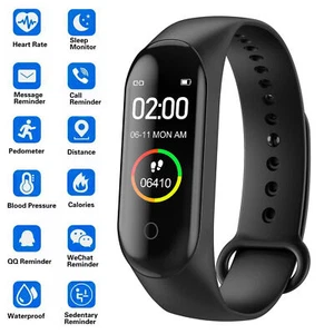Smartwatch Damen Herren Fitnessuhr Pulsuhr Schrittzähler für Android iOS - Bild 1 von 7