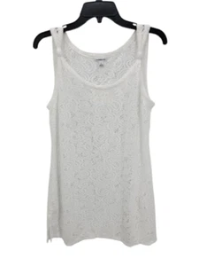 Croft and Barrow Natación Cubre Mujer Grande Encaje Sin Mangas Playa Informal - Imagen 1 de 12