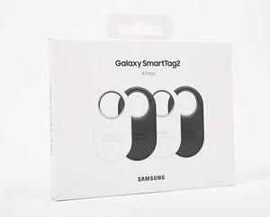 Samsung Galaxy Smart Tag2 Bluetooth GPS Tracker, Pack of 4 (Black and White) NEW - Picture 1 of 2