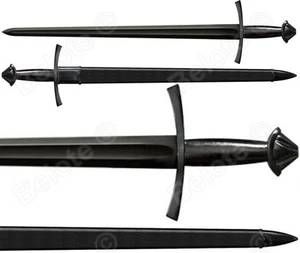 Cold Steel MAA Italian Long Sword 47" Leather Scabbard 1055 Carbon 88ITSM NEW - Picture 1 of 3