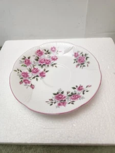 Royal Albert England Pink Roses Saucer - Picture 1 of 7