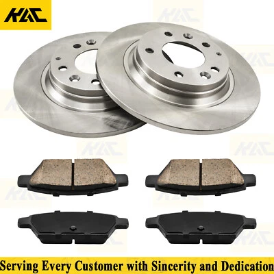Pair Rear Brake Rotors & Brake Pads for LINCOLN	MKZ 2007-2011 MAZDA	6	2006-2013	 - Imagem 1 de 4
