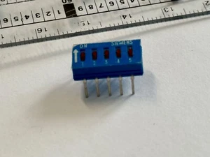 20 x DIP Schalter Kodierschalter Switch Mäuseklavier 5fach Siemens - Bild 1 von 2