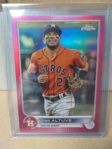 2022 Topps Chrome - Pink Refractor #6 Jose Altuve - Astros - Bild 1 von 1