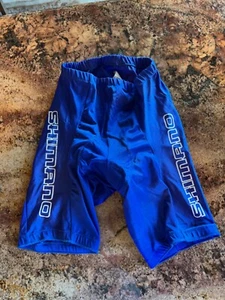 Shimano Women’s Blue Cycling Padded Shorts Size L GOOD CONDITION! - Picture 1 of 9