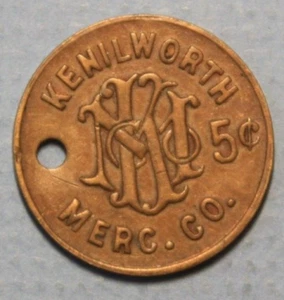 Kenilworth Utah K M C Bueno para 5c Comercio 21mm Cobre 2mm Agujero Izquierdo Ficha - Imagen 1 de 2