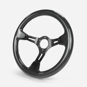 Volante de fibra de carbono 350 mm para: Nissan Skyline R32 GTR BNR32 Jdm 89-94 - Imagen 1 de 1
