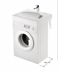 Waschbecken CLARO MINI aus Mineralgussmarmor, poliert Stein Spüle/ Waschmaschine - Bild 1 von 12