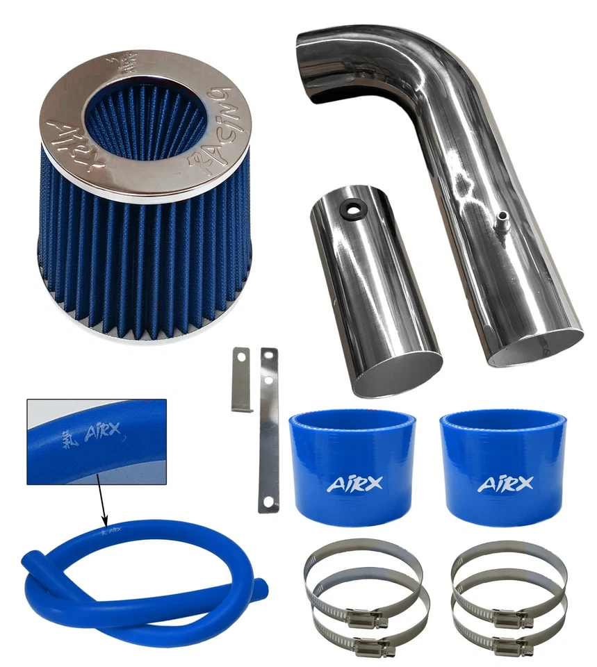AZUL AirX Racing 2 piezas Kit de admisión de aire y filtro para Chrysler 300 2005-2010 2,7 L V6 Foto 1 de 1